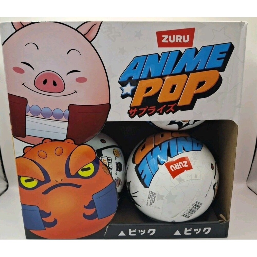 Zuru ANIME POP Surprise 5" Soft Toy Mystery Plush Lot of 4 with box 2024 Random